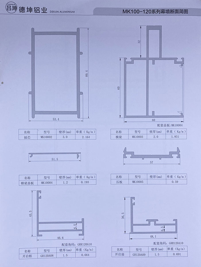MK-100-120系列幕墻